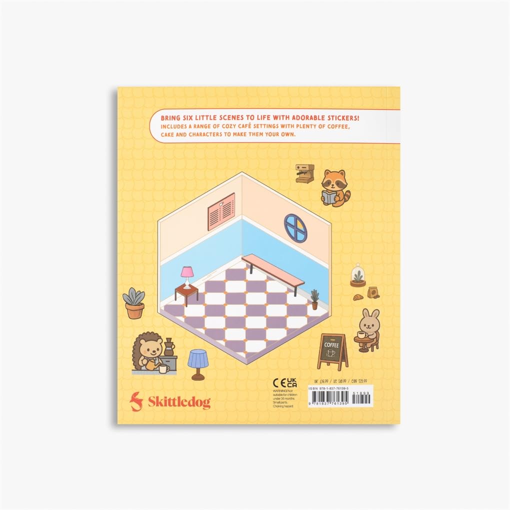 Cute 'n' Cozy Sticker Therapy: Coffee Shops