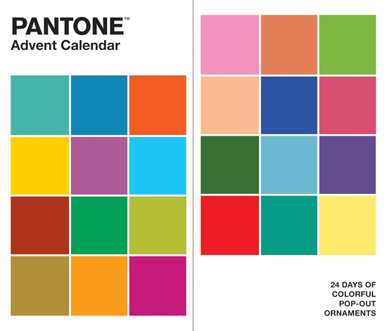PANTONE Advent Calendar: 24 Days of Colourful Pop-Out Ornaments