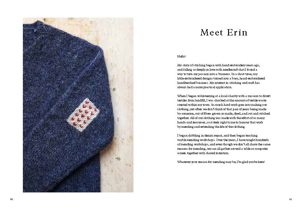 The Mending Directory: Over 50 modern stitch patterns for visible repairs