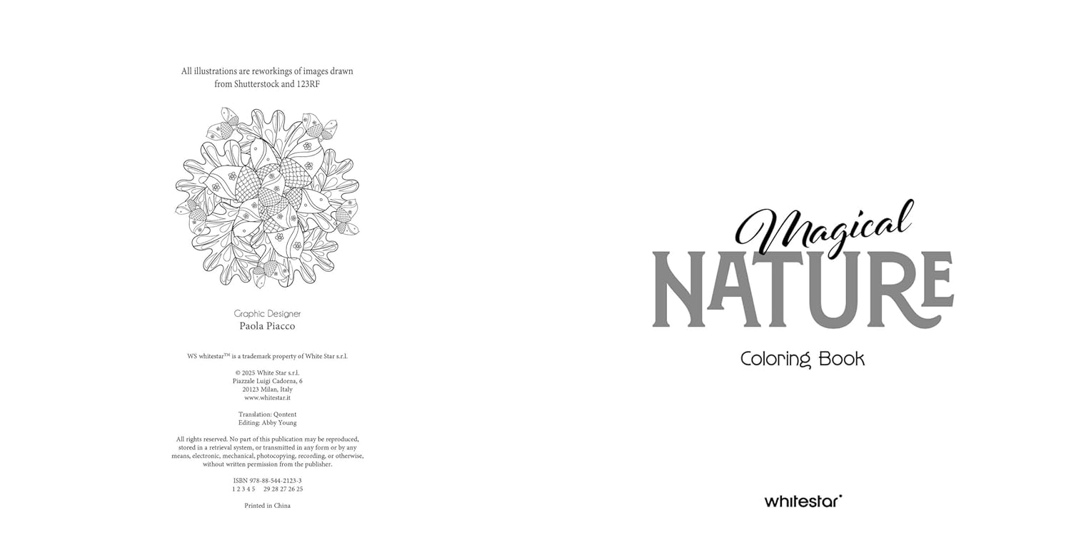 Magical Nature: Colouring Book