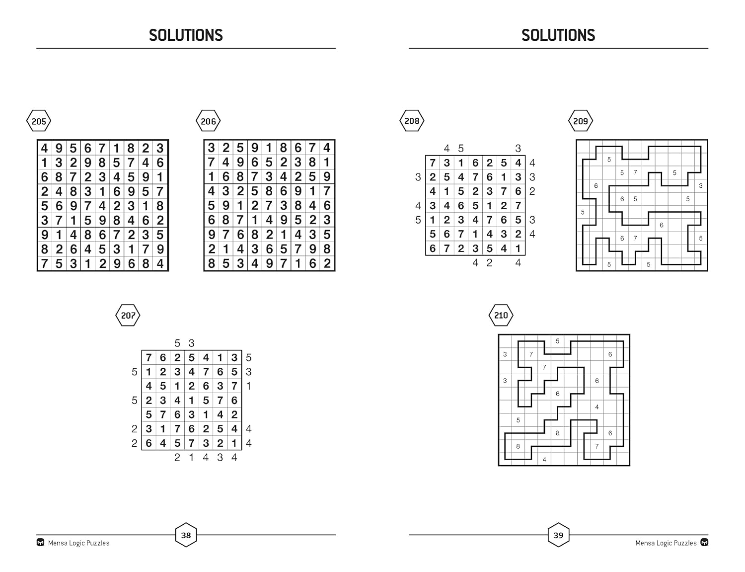 Mensa Logic Puzzles: More than 150 brainteasers to test your powers of deduction
