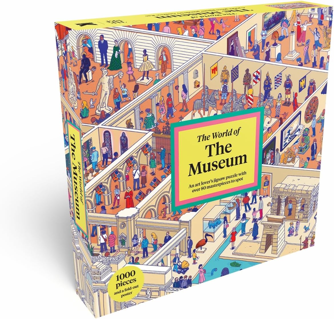 The World of the Museum: An art lover s 1000-piece jigsaw puzzle with over 80 masterpieces to spot