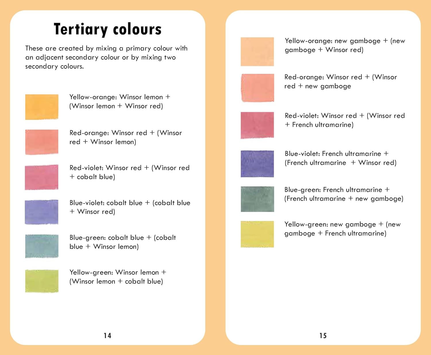 The Artist's Colour Mixing Card Deck - Watercolour