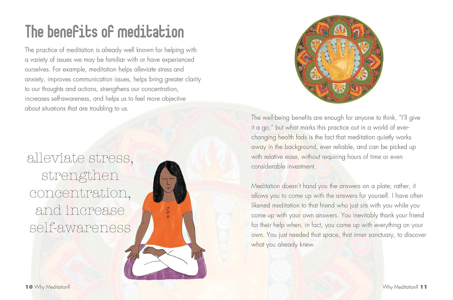 The Little Book of Meditation: Easy ways to beat stress, improve well-being, and go with the flow