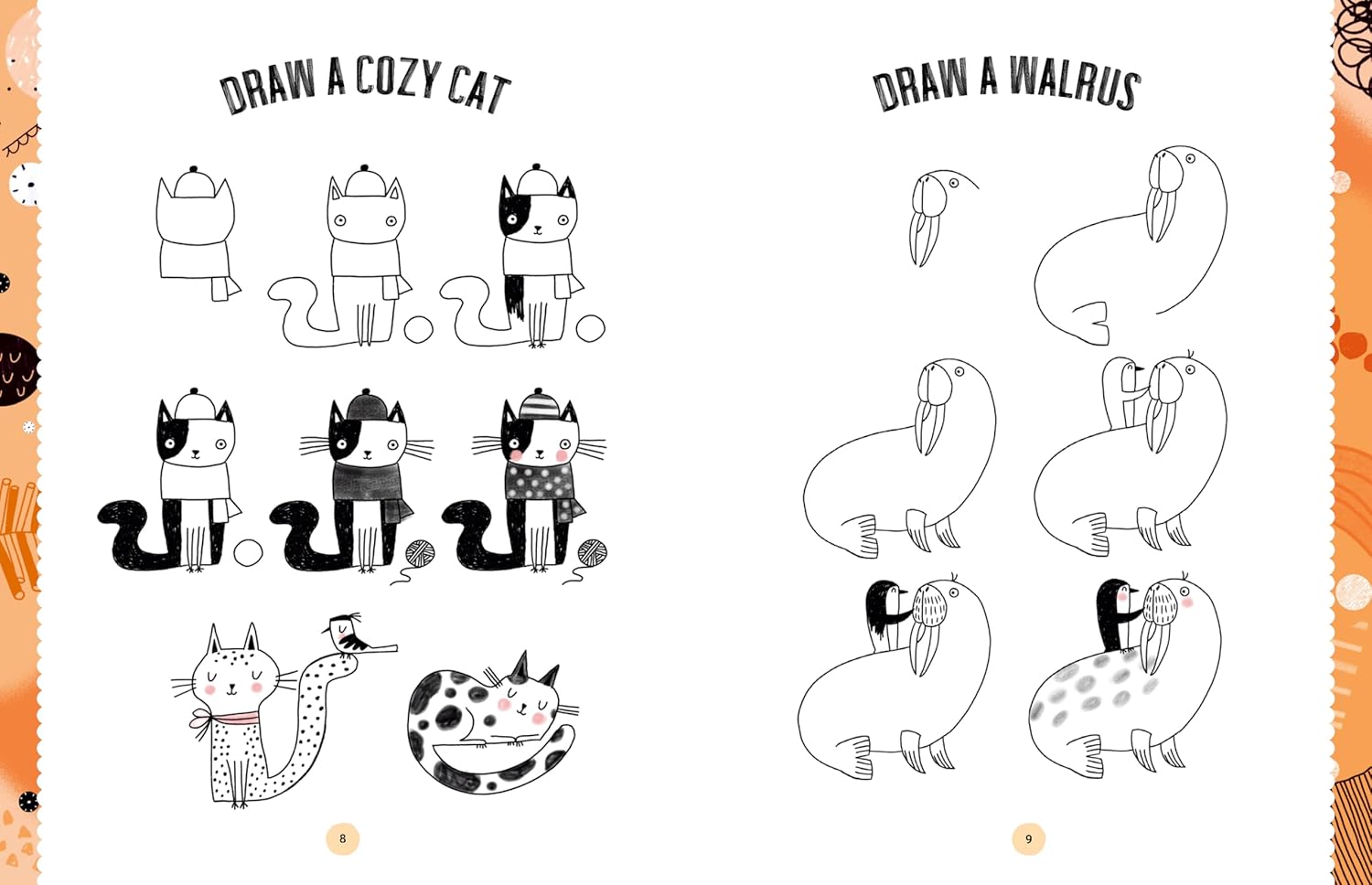 Draw It Happy!: 100+ Funny Animals and Fantastic Characters