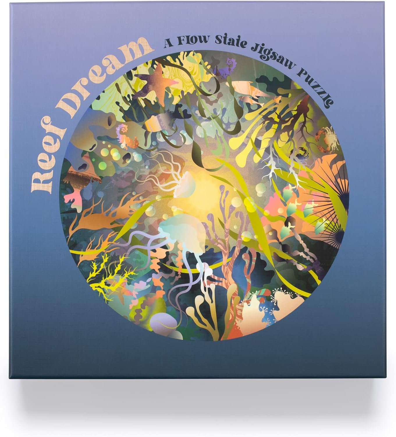 Reef Dream: A Flow State Circular Jigsaw Puzzle