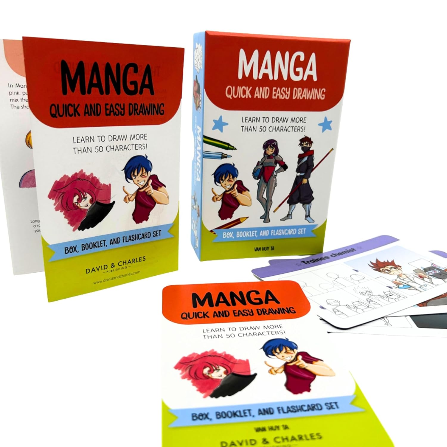 Manga Quick and Easy Drawing Deck: Learn to Draw More than 50 Characters!