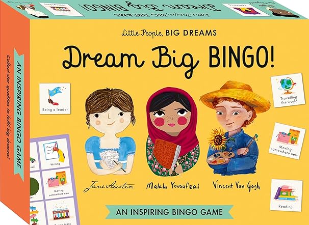 Little People, BIG DREAMS: Dream Big BINGO!: An Inspiring Bingo Game Toy – 26 Sept. 2024