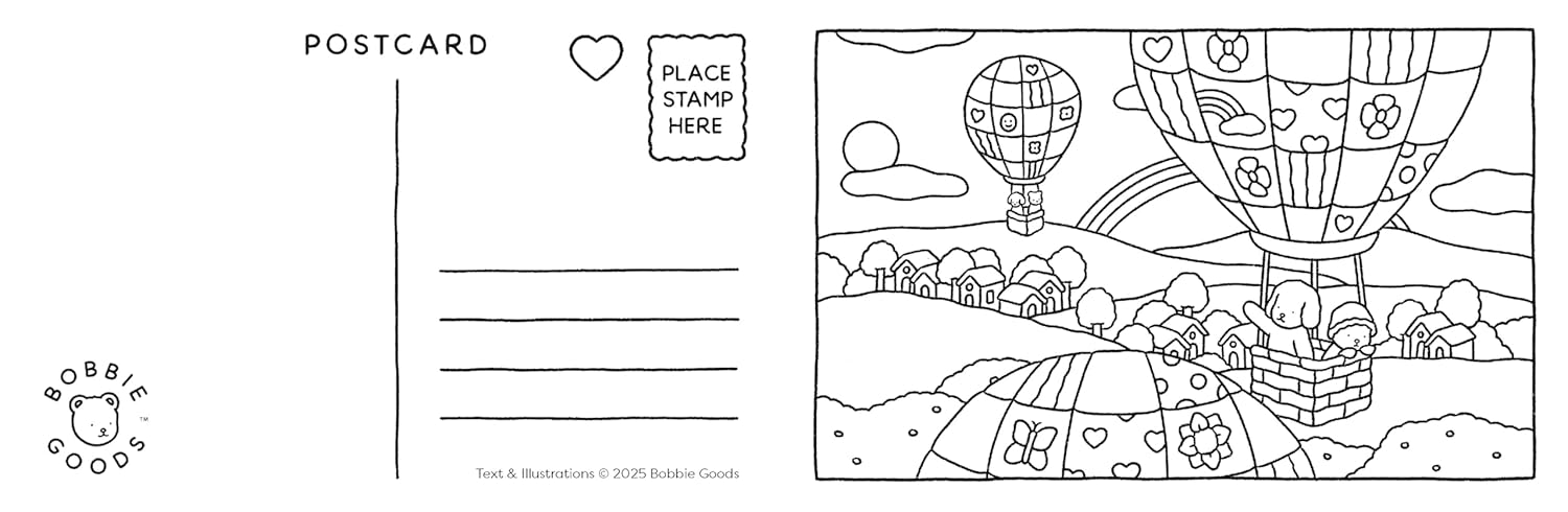 Bobbie Goods Postcard Coloring Book