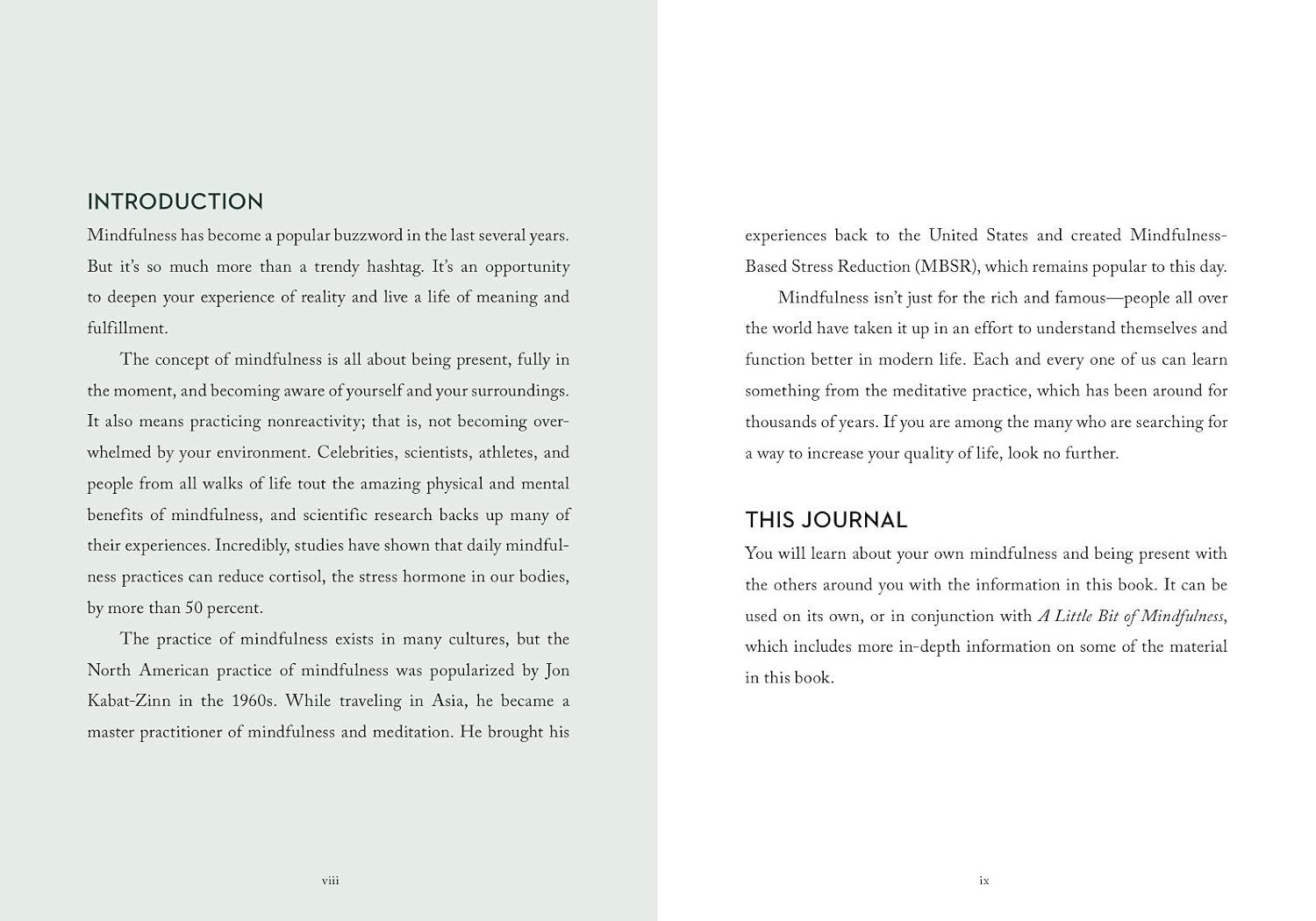 Little Bit of Mindfulness Guided Journal: Your Personal Path to Awareness