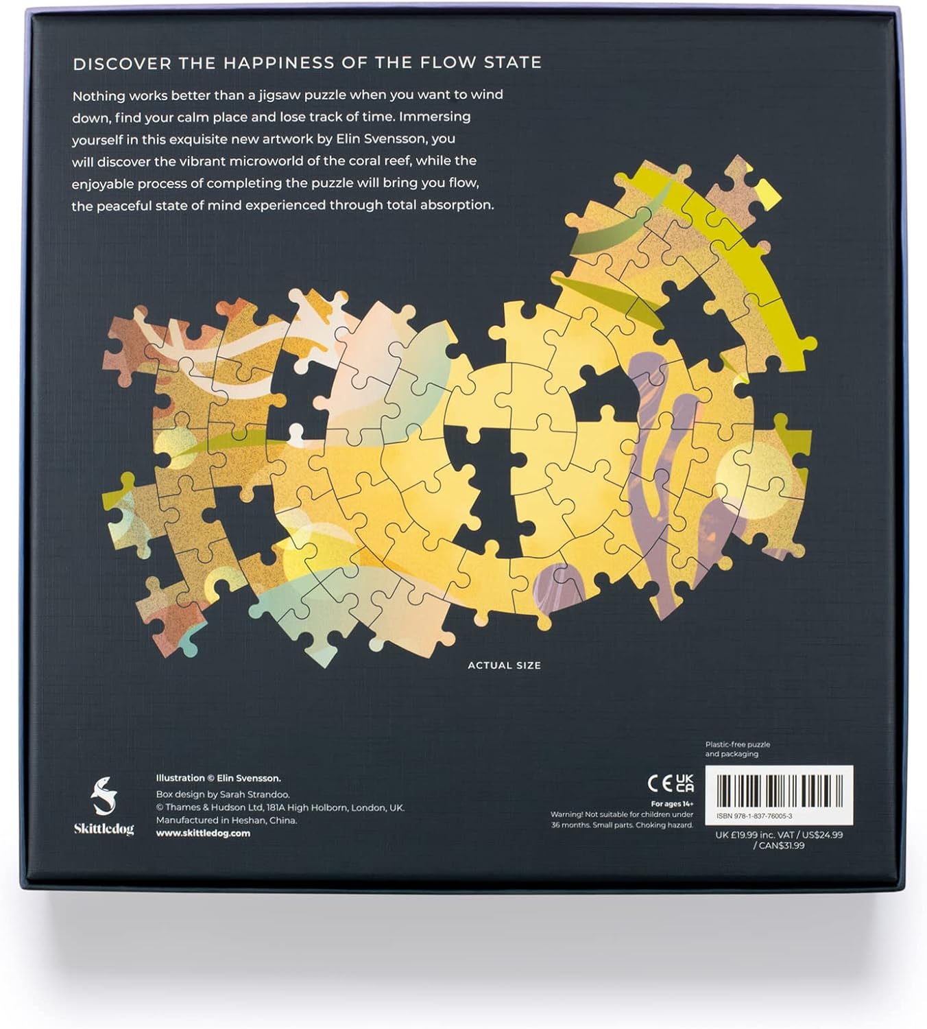 Reef Dream: A Flow State Circular Jigsaw Puzzle