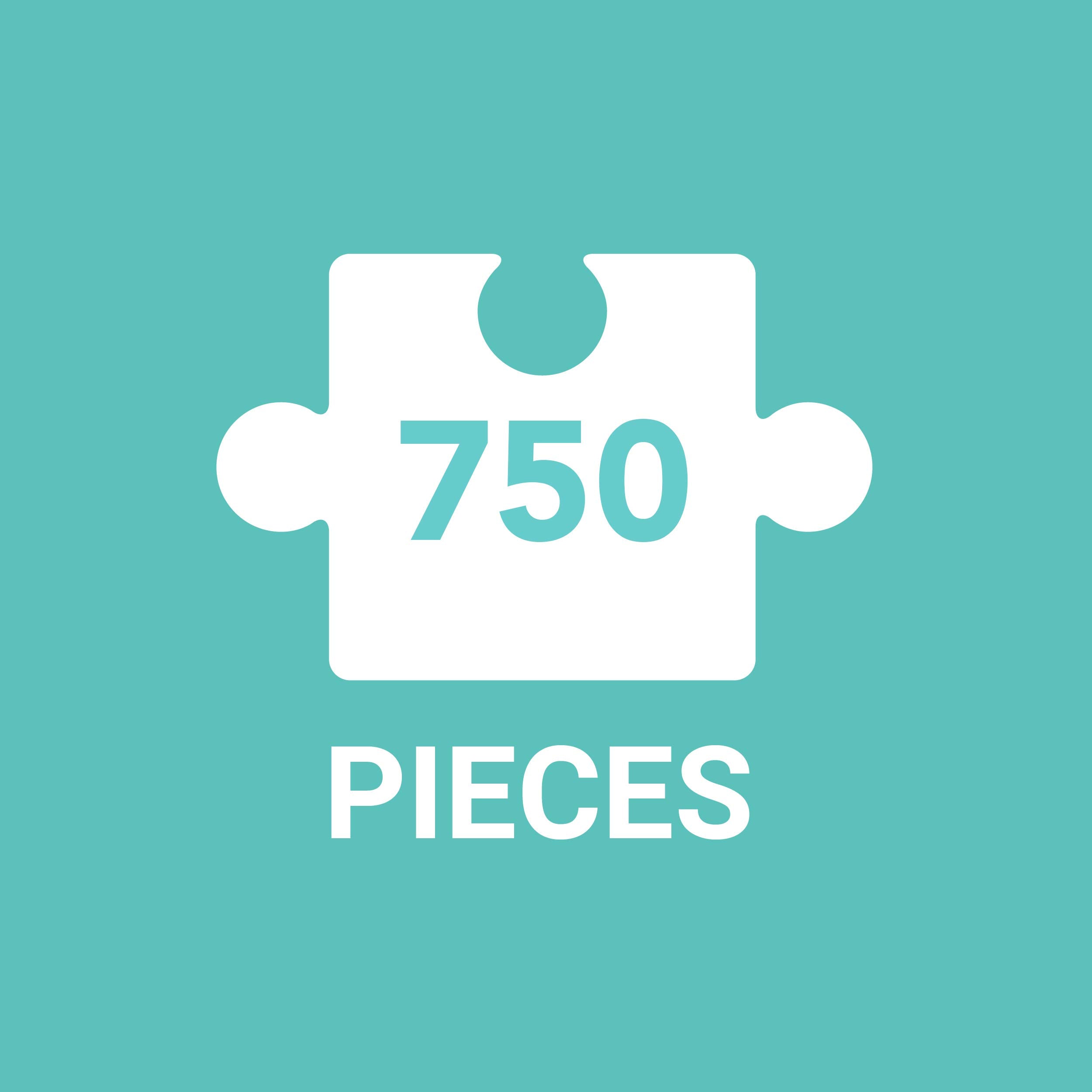 Flora Heart 750 Piece Shaped Puzzle