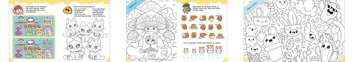 Chibi - Cuddly Creatures Activity Book