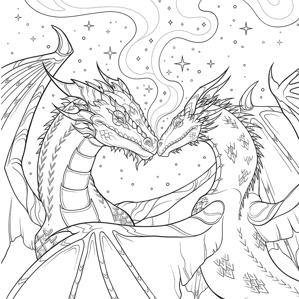 Fourth Wing: The Official Coloring & Sticker Book