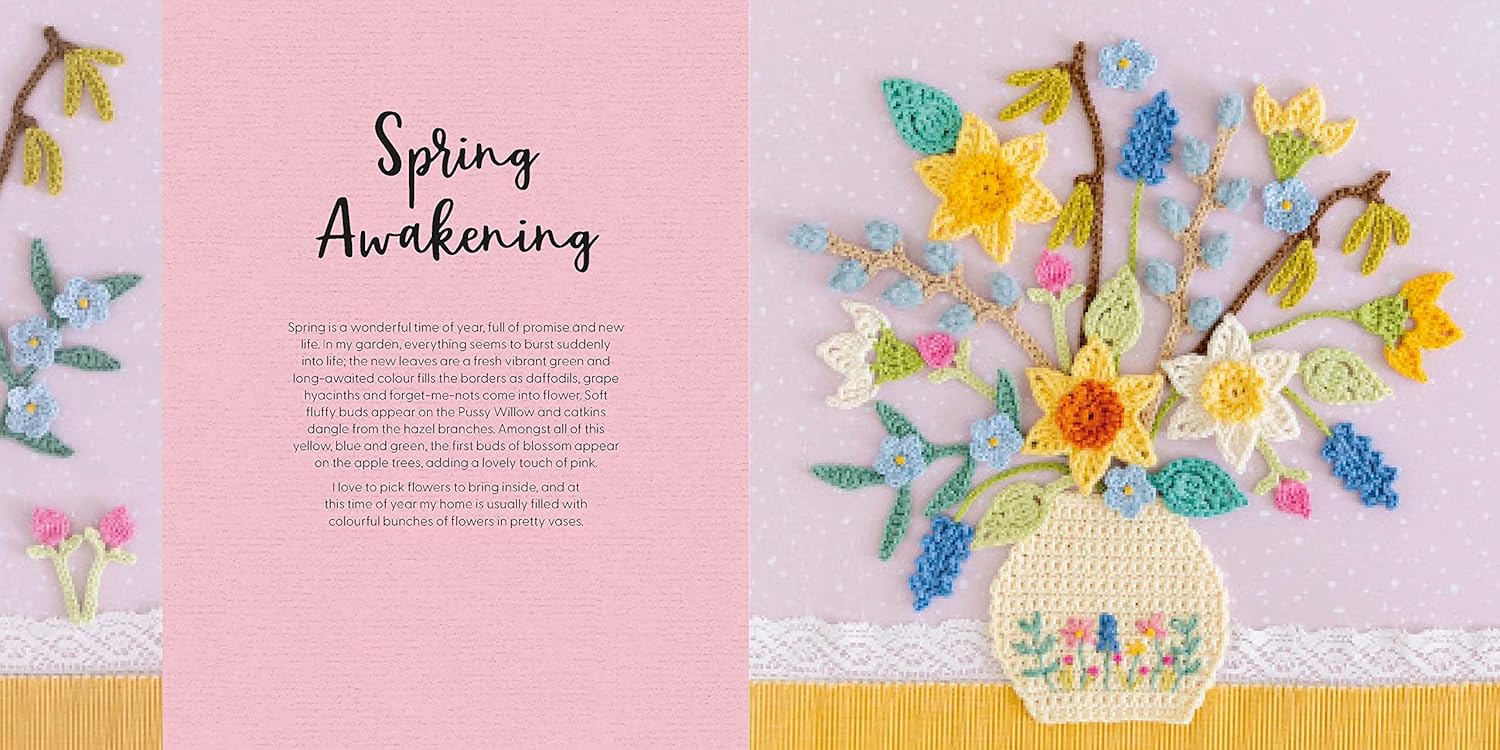 Crochet Collage Garden: Botanical patterns for crochet collage and appliqué