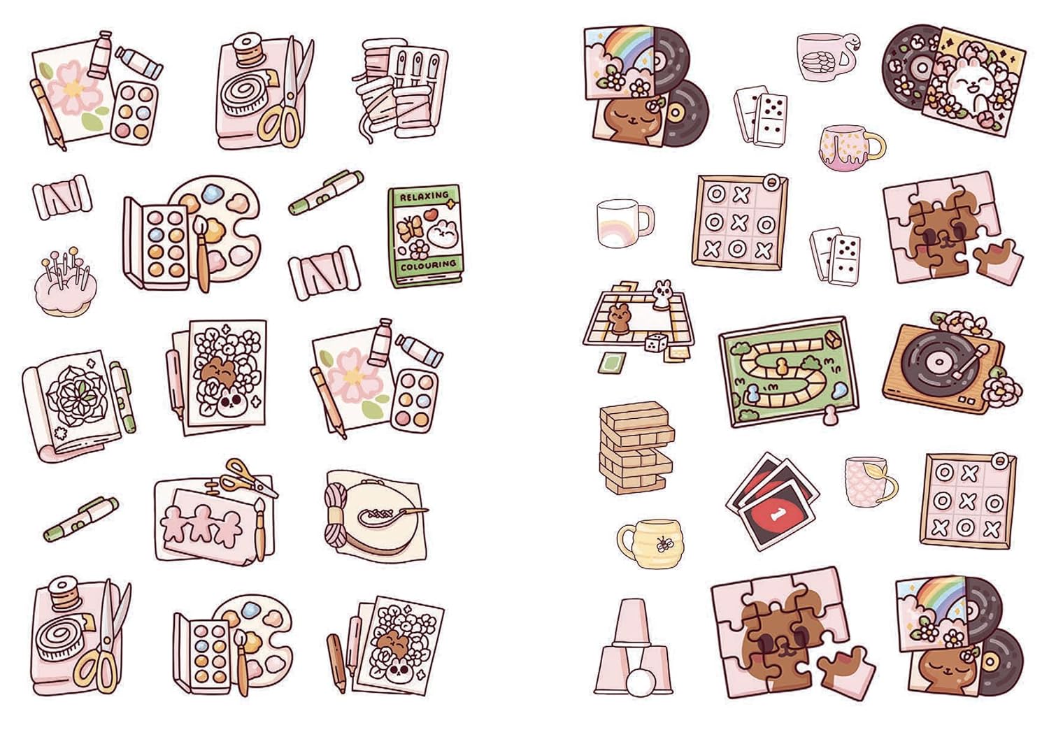 Cozy Moments: A Cute 'n' Cozy Little Sticker Book