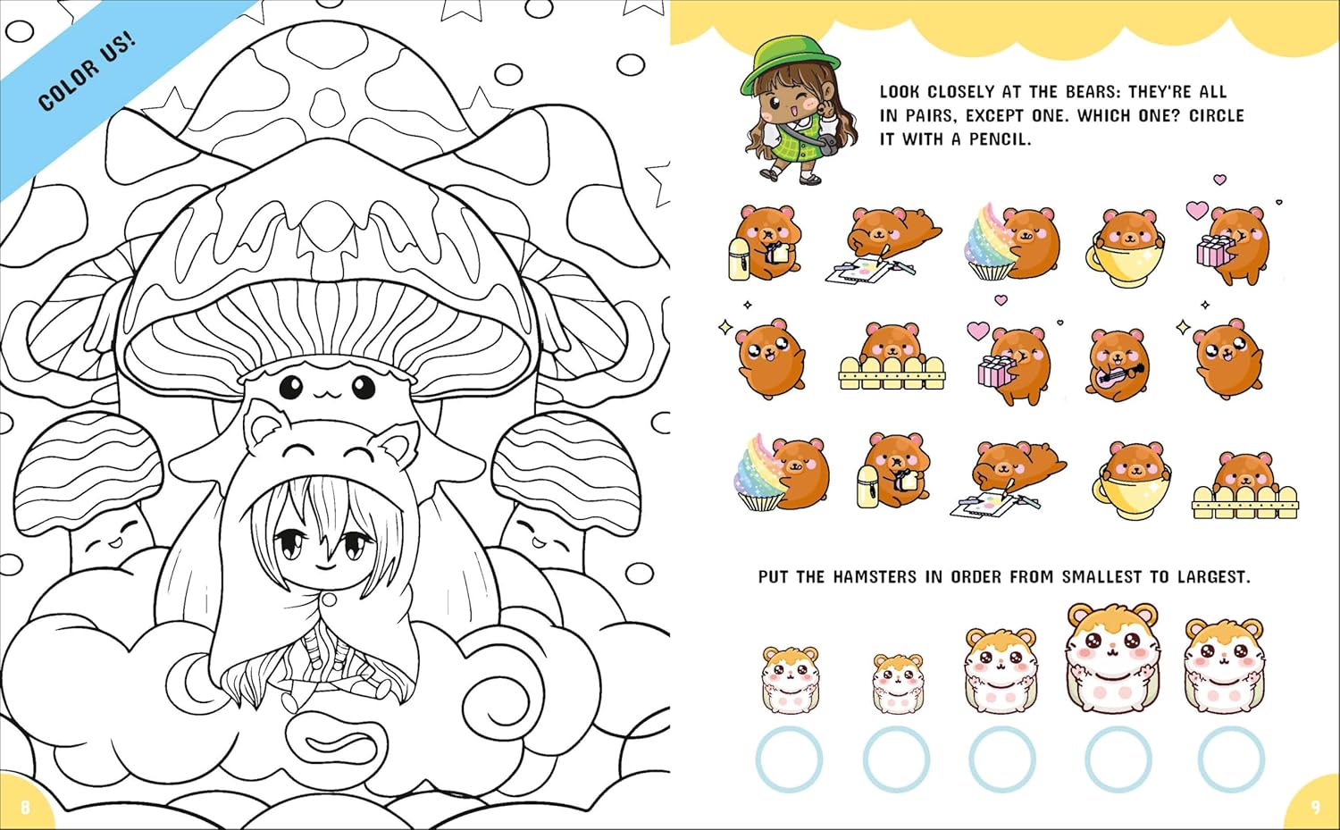 Chibi - Cuddly Creatures Activity Book