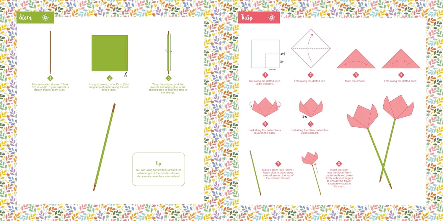 Flower Power!: 25 origami projects and 200 sheets