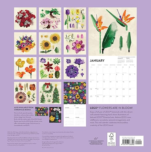 LEGO 2026 Wall Calendar