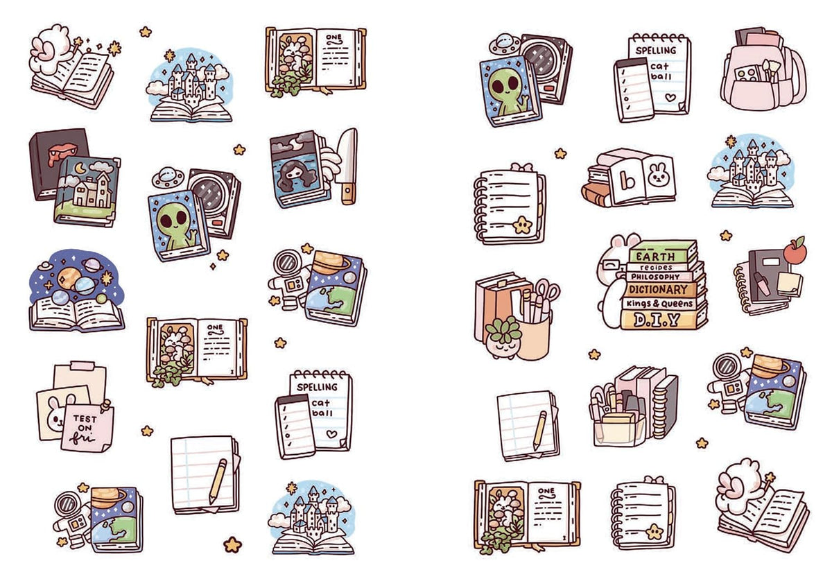 Cozy Books: A Cute 'n' Cozy Little Sticker Book
