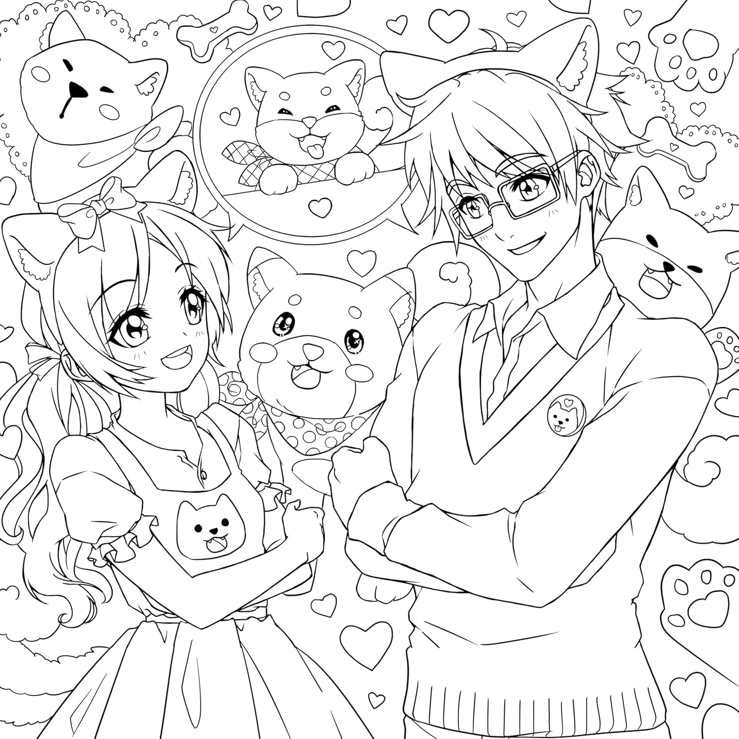 Manga Mania Coloring Book: Over 100 Cute Characters to Color