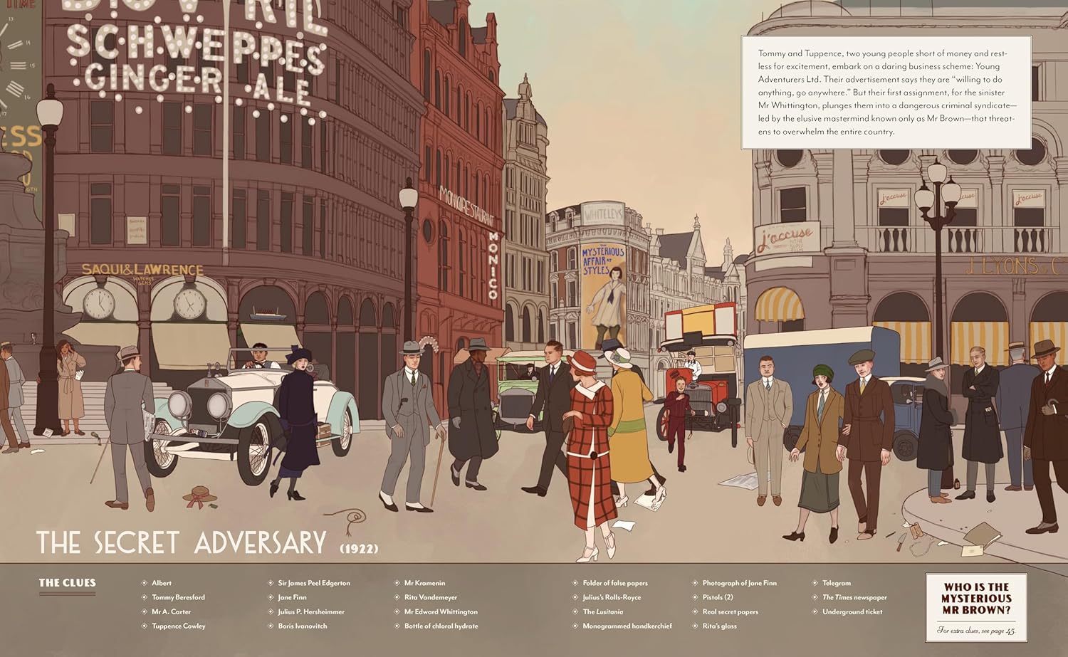 Agatha Christie Seek-and-Find: Find Clues and Criminals in 20 Classic Mysteries!