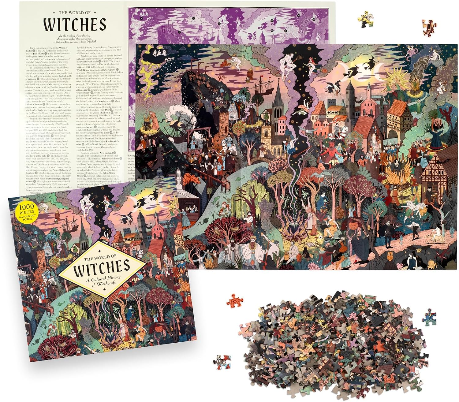 The World of Witches: A Cultural History of Witchcraft in a 1000-piece Jigsaw Puzzle: A Cultural History of Witchcraft in a 1000-piece Jigsaw Puzzle