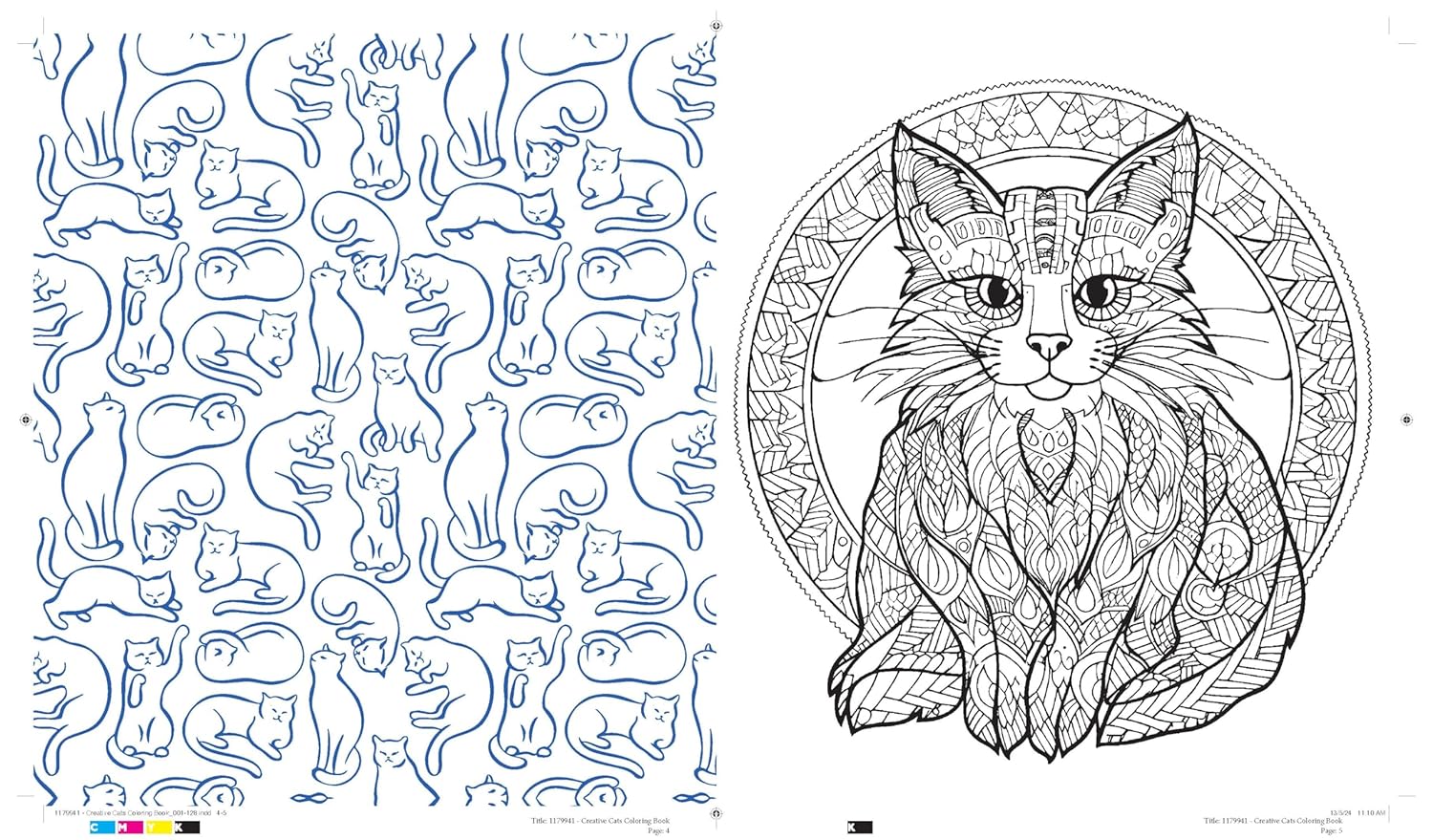 Creative Cats Coloring Book: Cat-tastic Kitties to Color - More Than 100 Pages to Color!