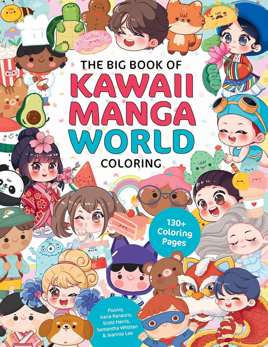 The Big Book of Kawaii Manga World Coloring