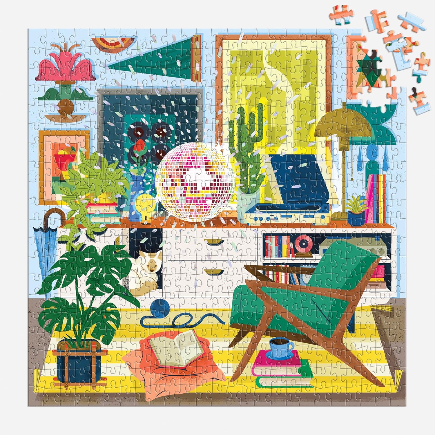 Disco Life 500 Piece Foil Puzzle
