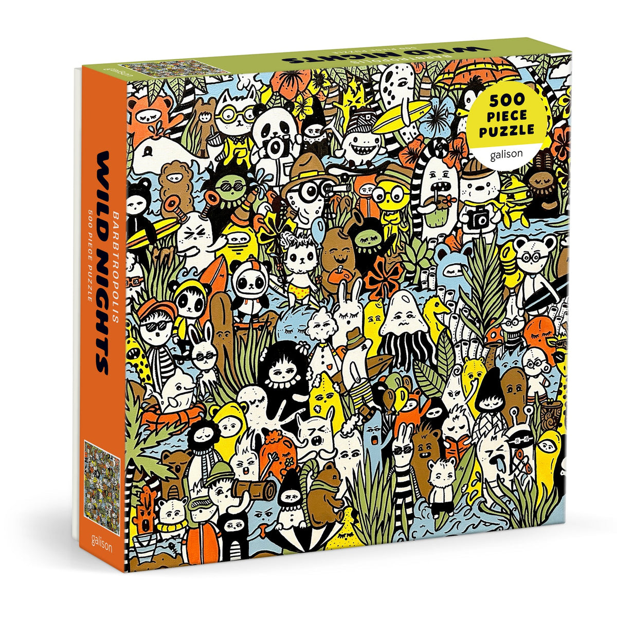 Barbtropolis Wild Nights 500 Piece Puzzle