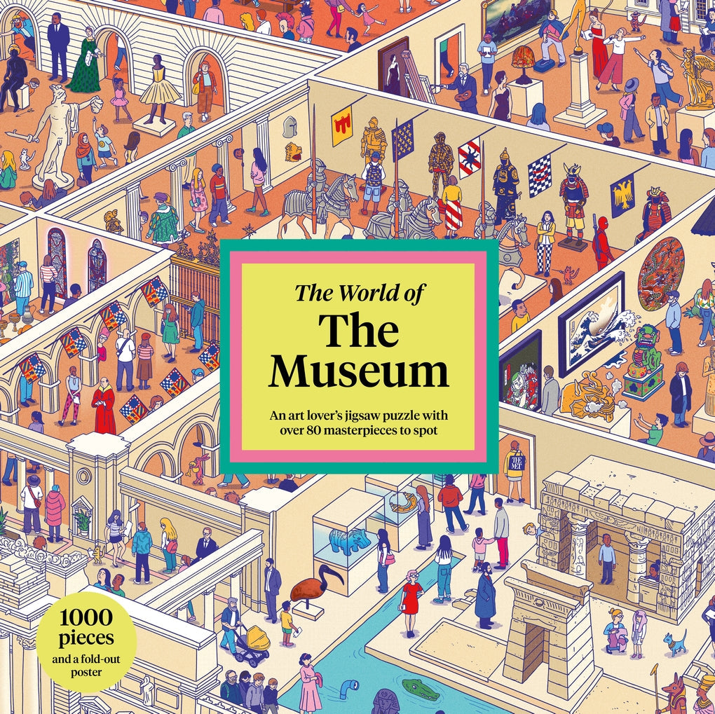 The World of the Museum: An art lover s 1000-piece jigsaw puzzle with over 80 masterpieces to spot