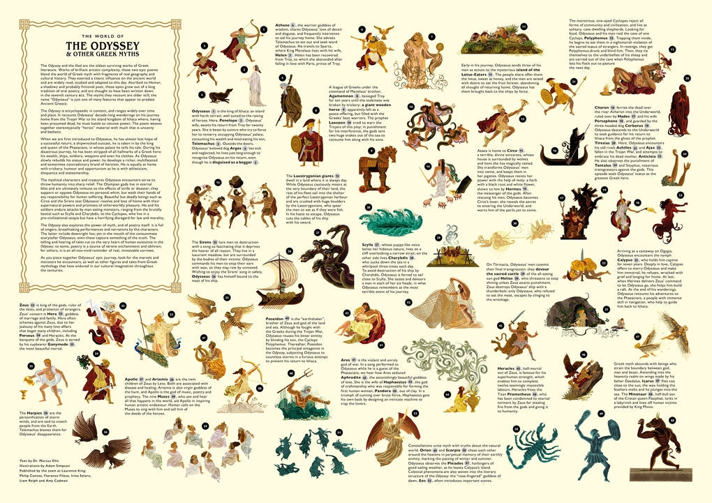 The World of the Odyssey & Other Greek Myths: A 1000-piece jigsaw puzzle