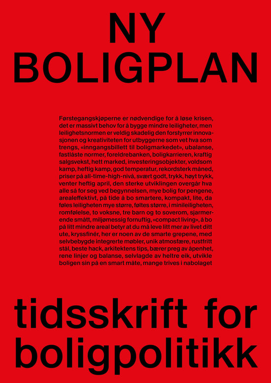 Ny boligplan