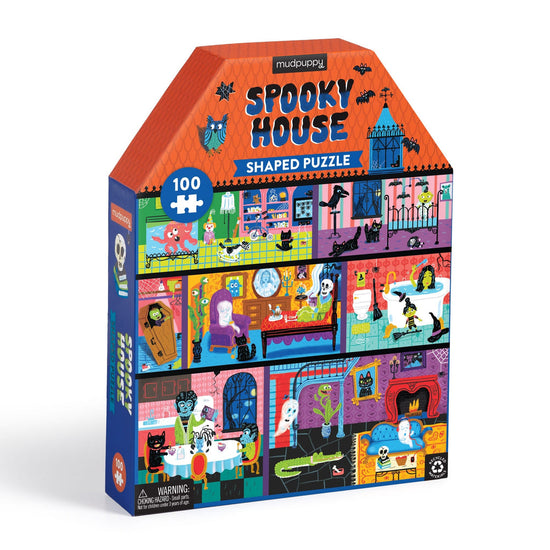 Spooky House 100 piece House-Shaped