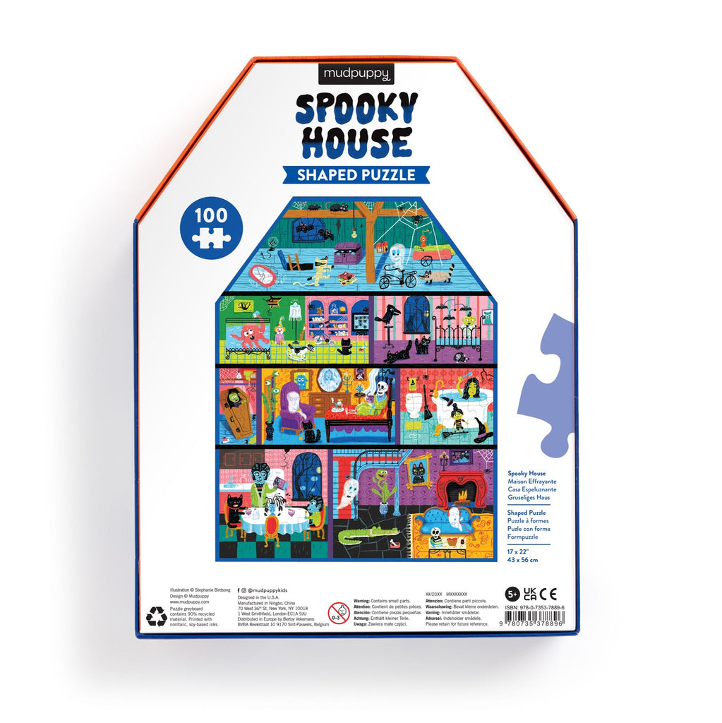 Spooky House 100 piece House-Shaped