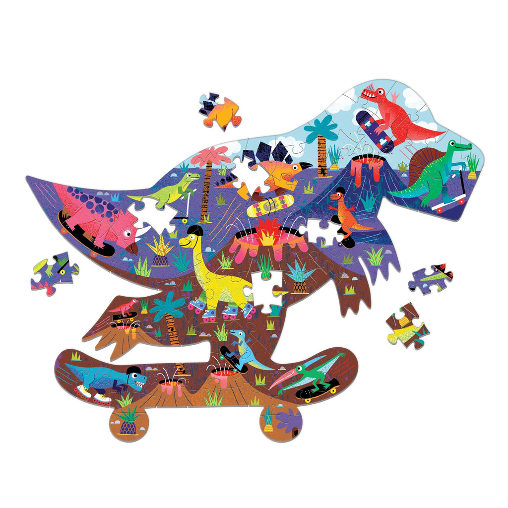 Jurassic Skatepark 75 Piece Shaped