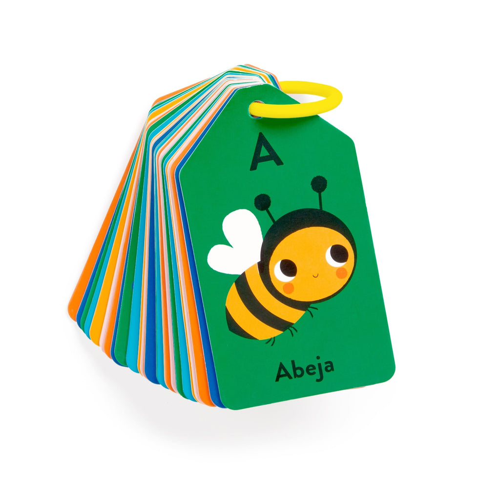 Spanish-English ABC Ring Flash Cards