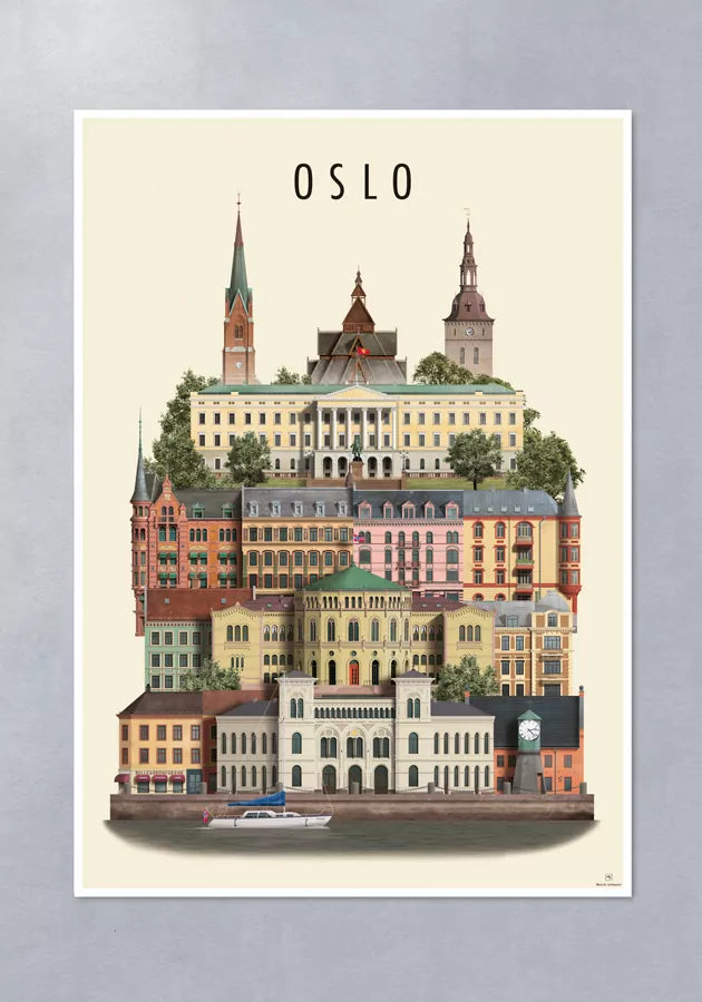 Oslo A4 print