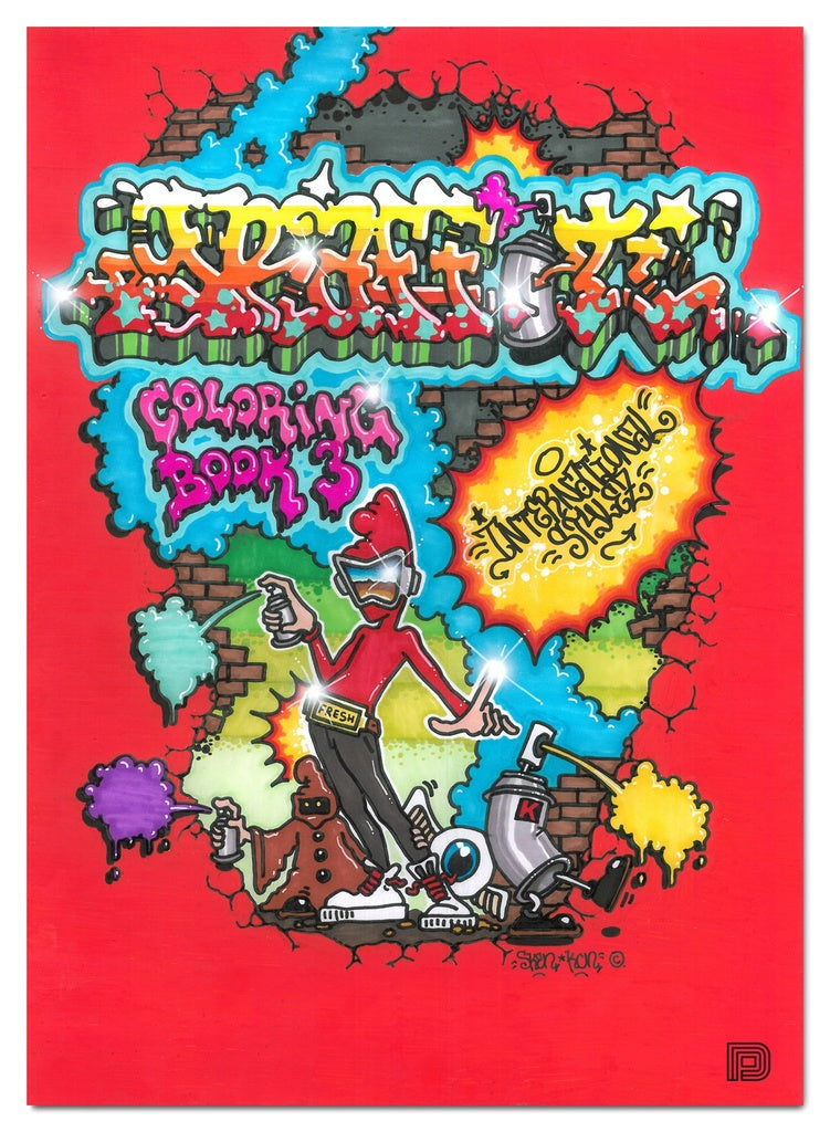 Graffiti Coloring Book Vol. 3: International Styles