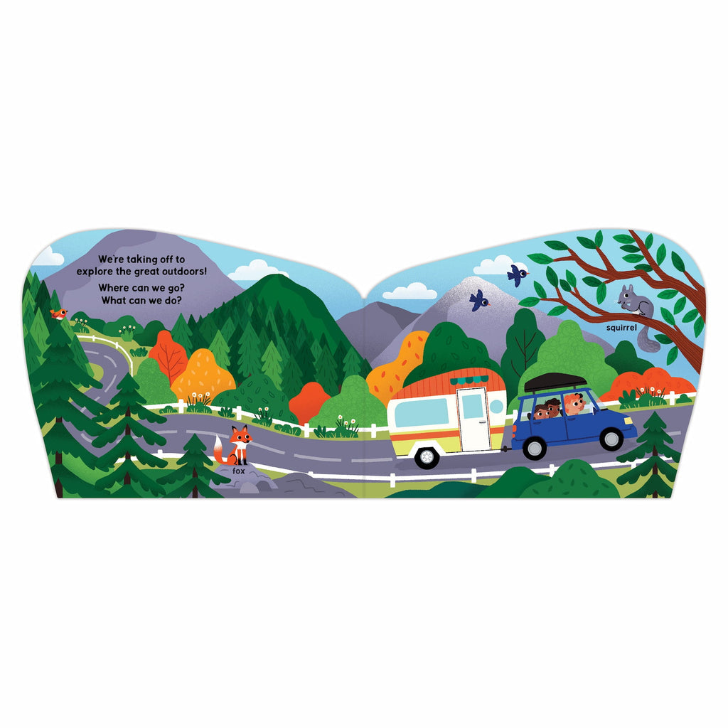 Happy Camper Shaped Board Book