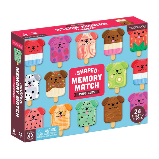 Pupsicles Shaped Memory Match