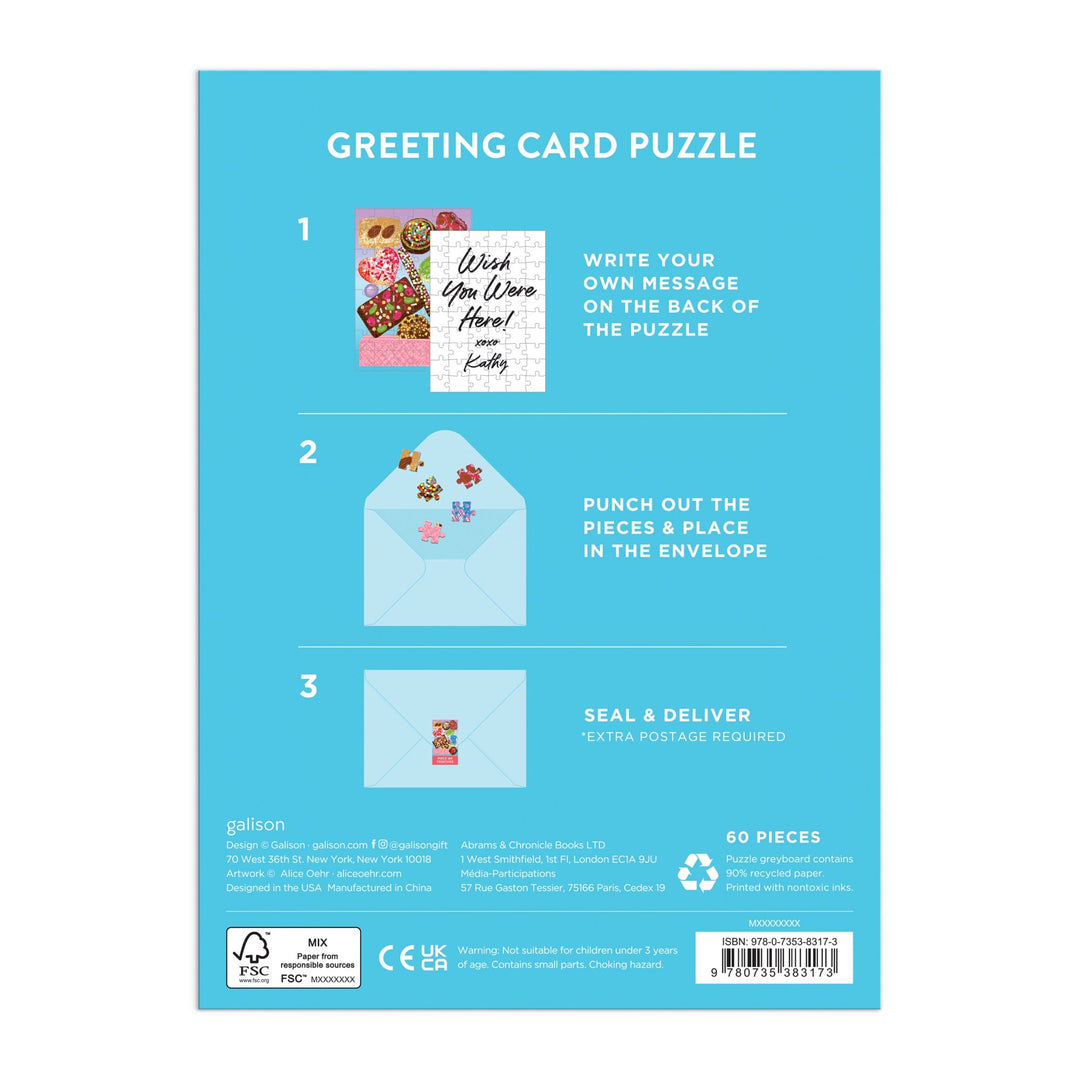 Sweets for the Sweet Greeting Card Puzzle