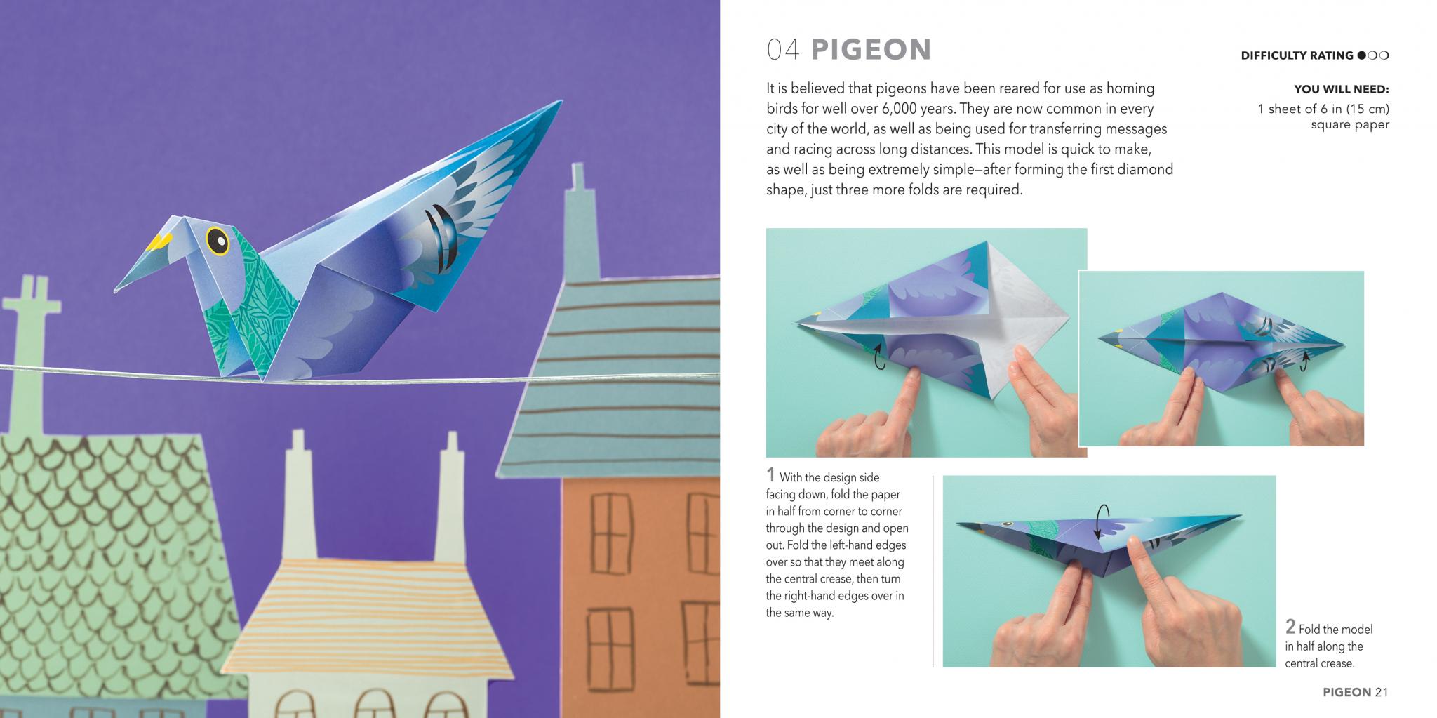 Origami Butterflies, Birds & Bees