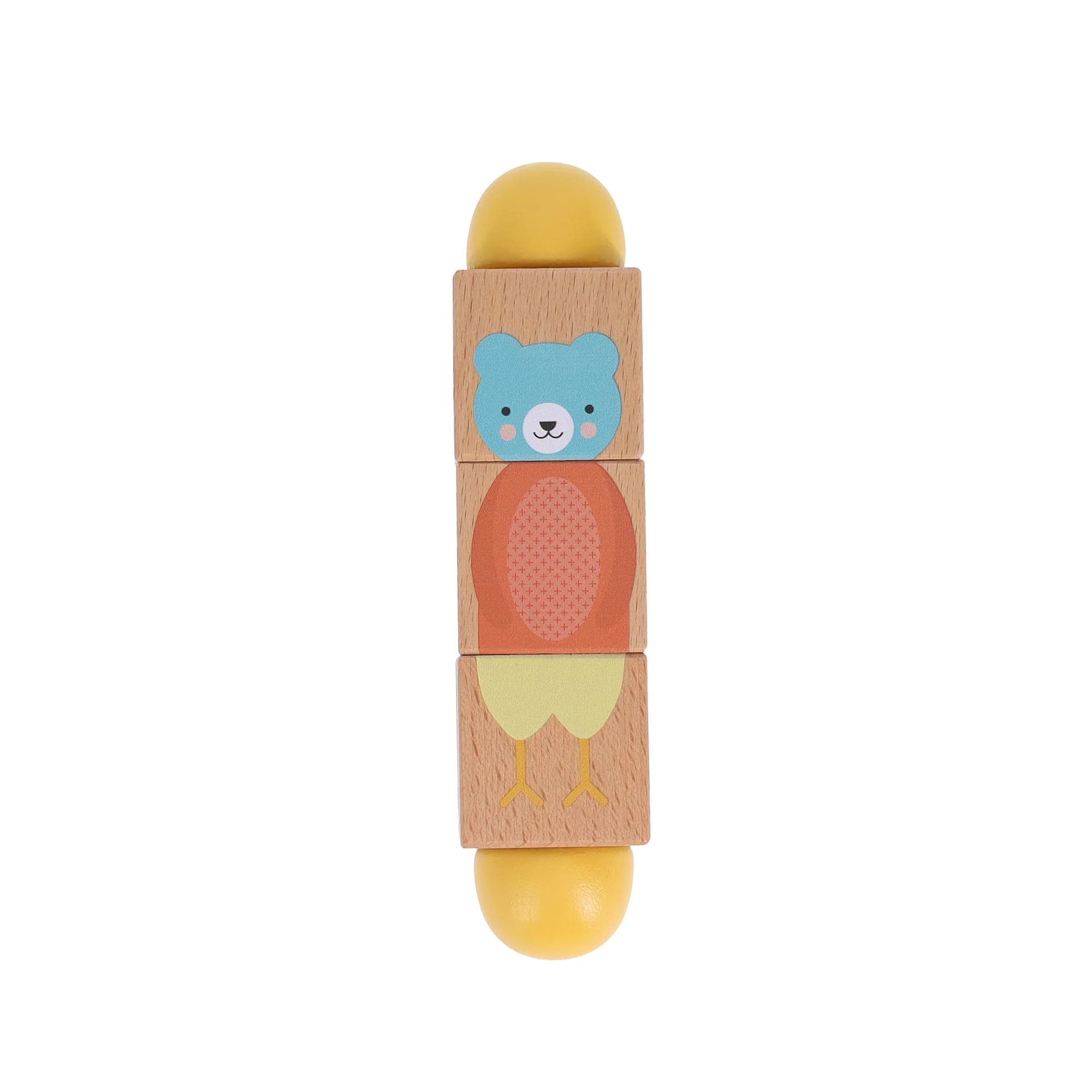 Petit Match-up Wooden Twist Toy (Toys Made of Wood)