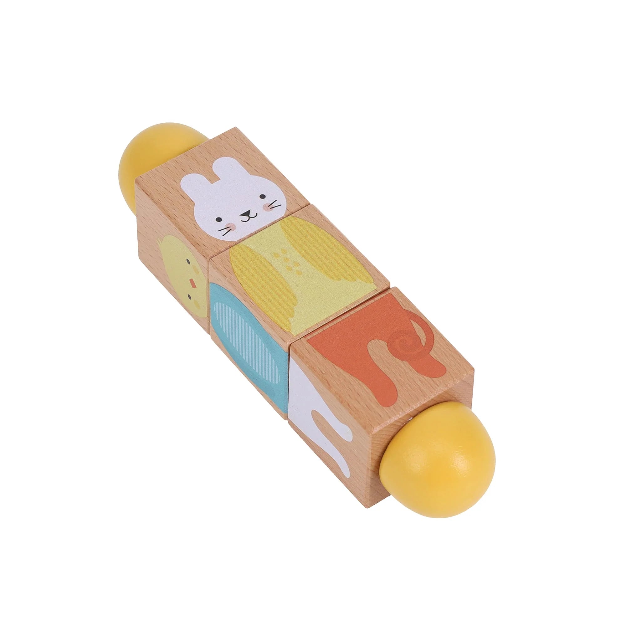 Petit Match-up Wooden Twist Toy (Toys Made of Wood)