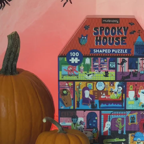 Spooky House 100 piece House-Shaped