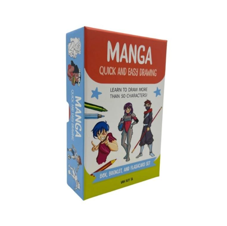 Manga Quick and Easy Drawing Deck: Learn to Draw More than 50 Characters!