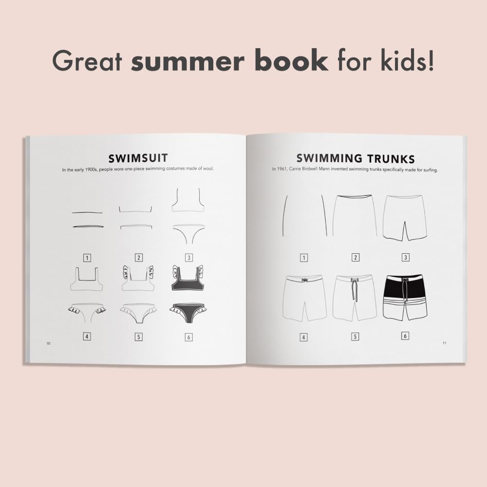 Summer Things: How to Draw Books for Kids featuring Beach Fun, Summer Camp, Picnics, and More
