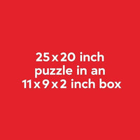Lego Minifigure Faces Puzzle: 1000-piece